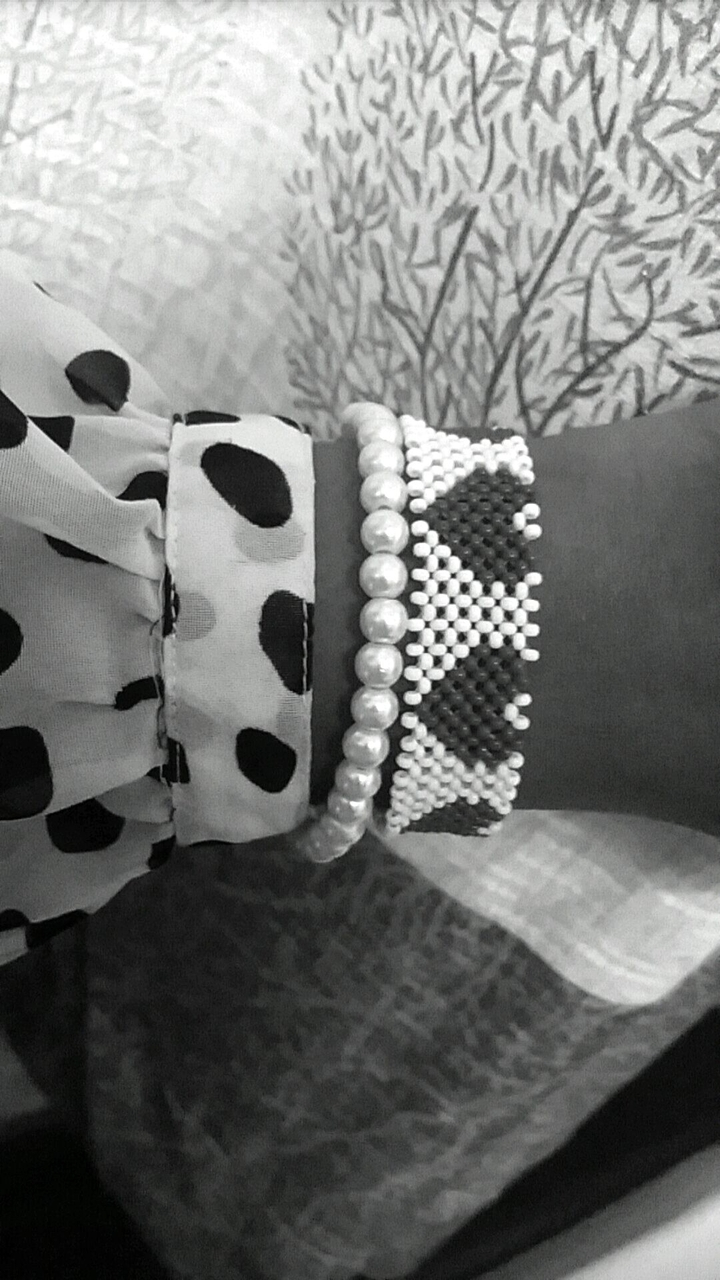 heart pearls bracelet
