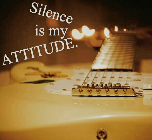 My attitude