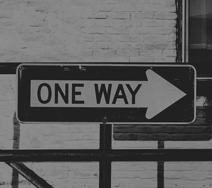 one way road