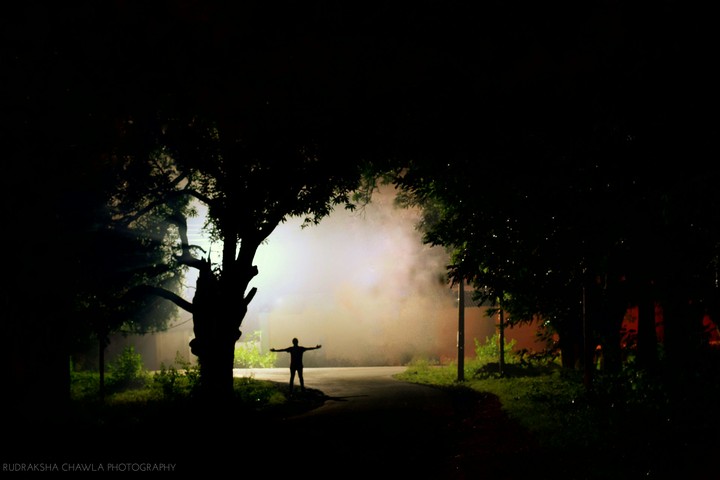 Alone feeling the piece !