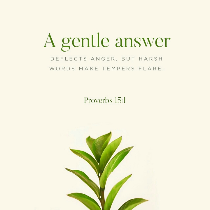 Proverbs 15:1