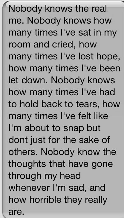 no one knows