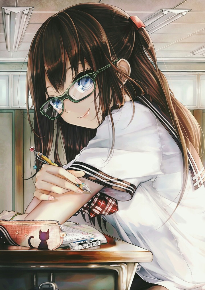 studious girl