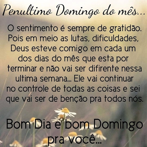 Domingo abençoado