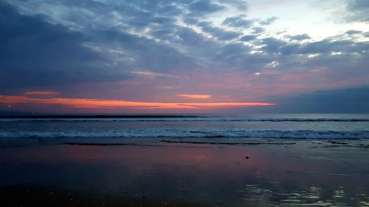 sunset at Kuta