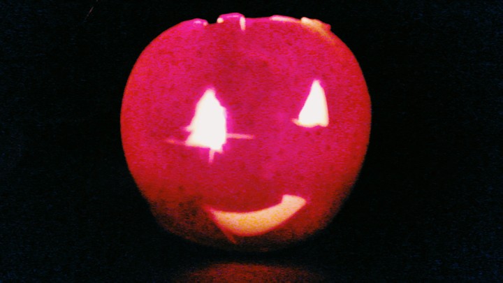 apple with candle :-)