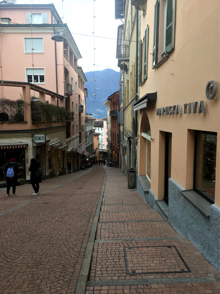Old town in Lugano
