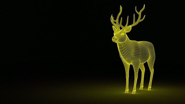 Abstract deer