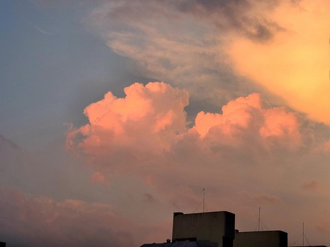 обои afterglow, cloud