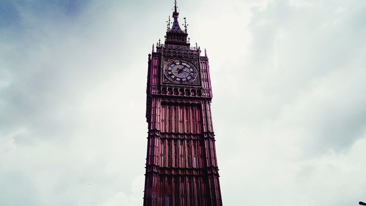 Clock tower in Kolkata. Lake town