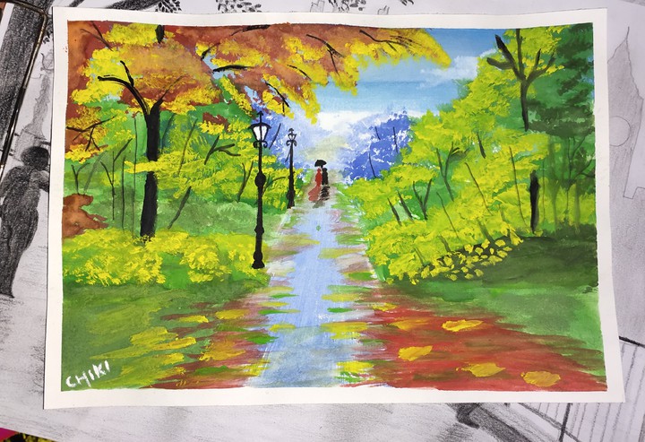 A small painting by me