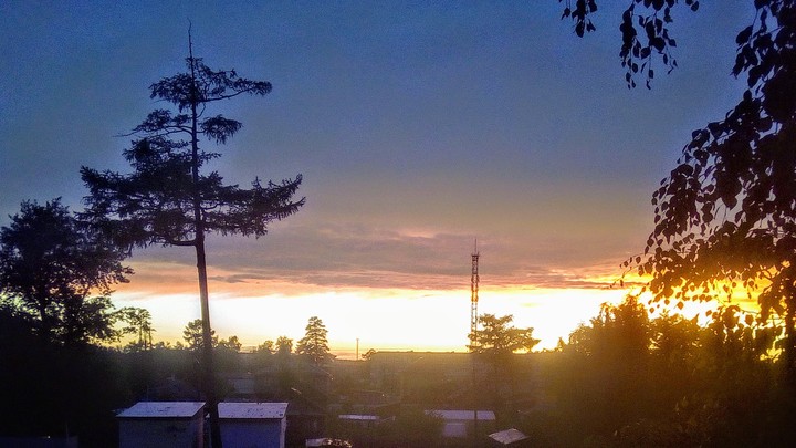 закат