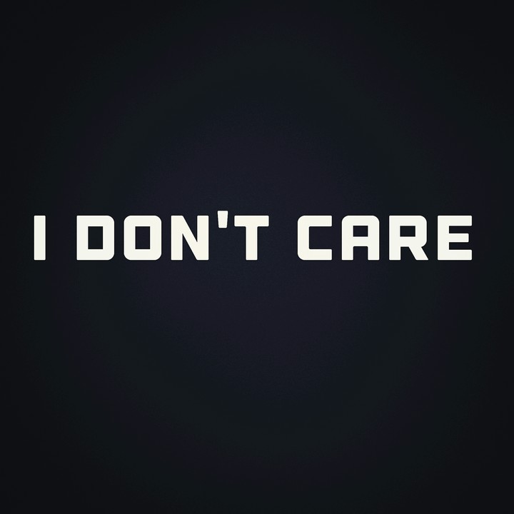 #Idon'tcare# important