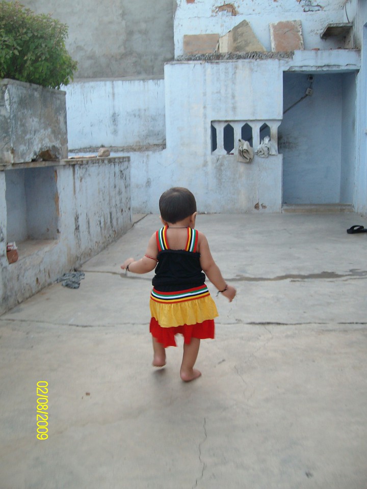 kid walking