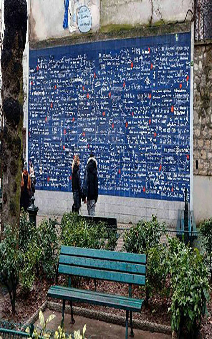 Lovers wall ; Paris