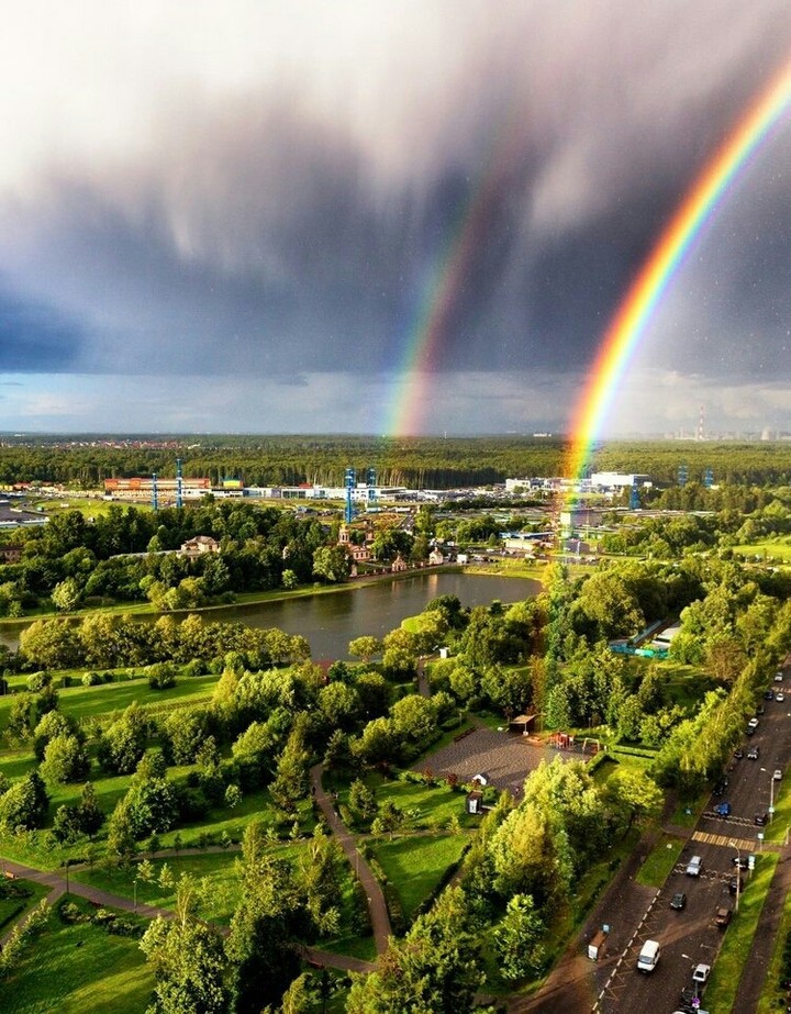 Две радуги в Лианозово
