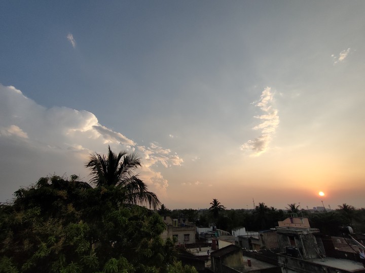The sky