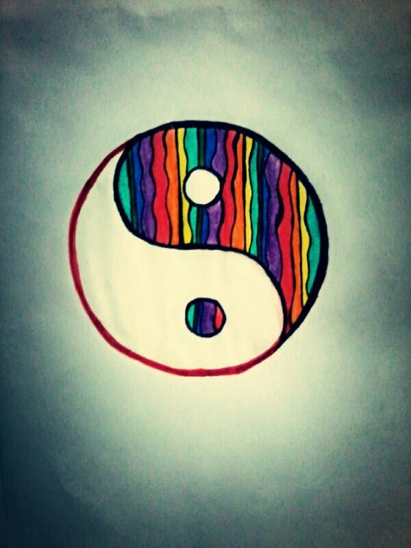 Yin Yang rainbow