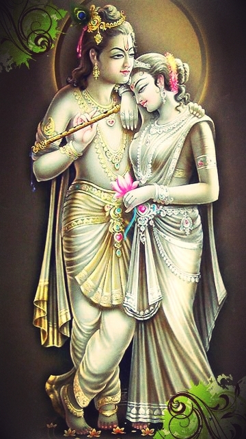 Shree Krishna and Radha wallpaper