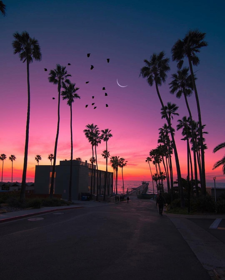 California sunset