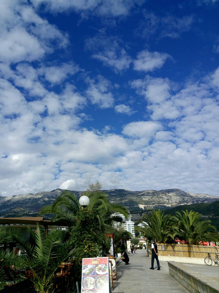 The sky