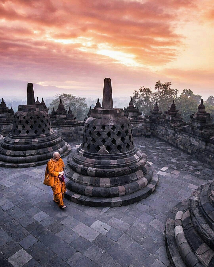 Borobudur Temple. Wonderful Indonesia 