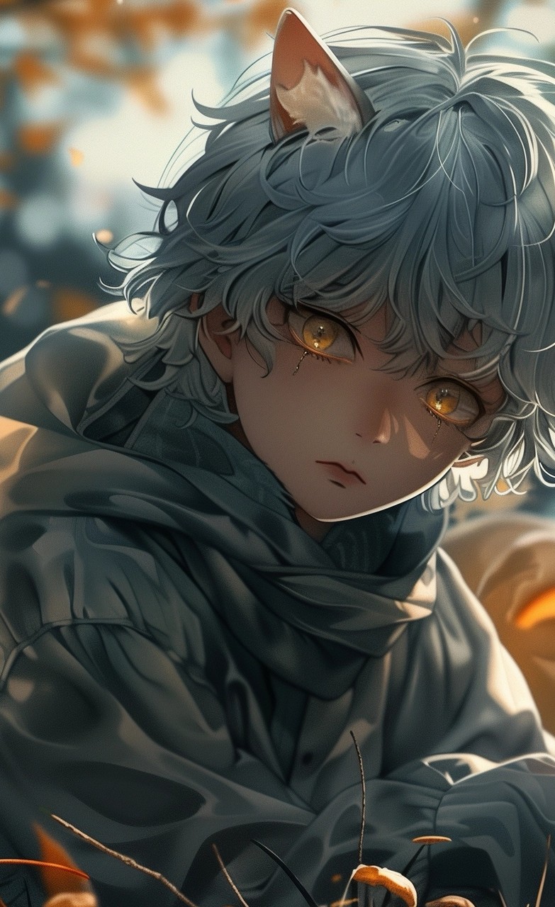 Anime cute boy cartoon