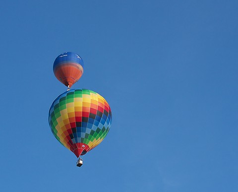 hot air balloons