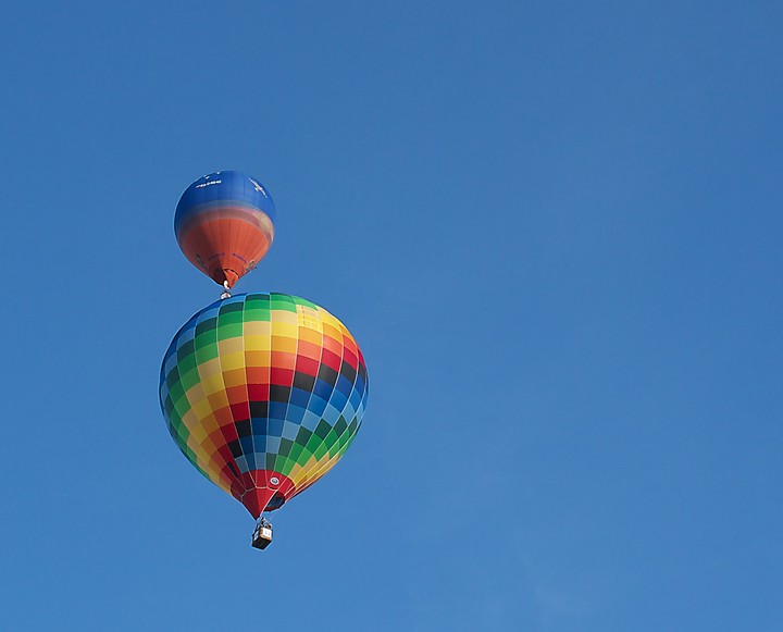 hot air balloons