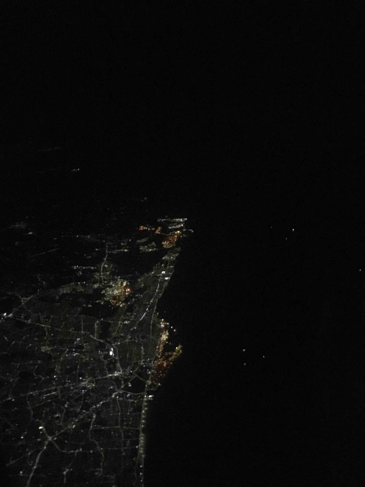 Citylights from 35,000 Feet at Night!