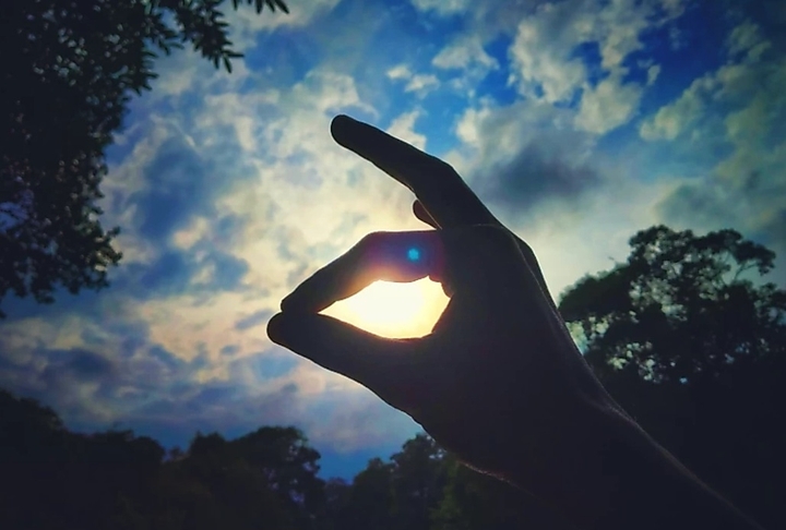 sunshine sun blue sky