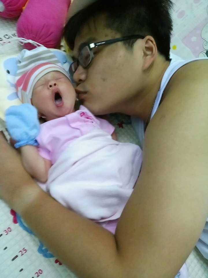 dady an baby