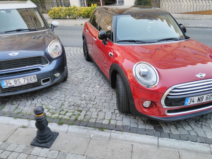 two mini cooper