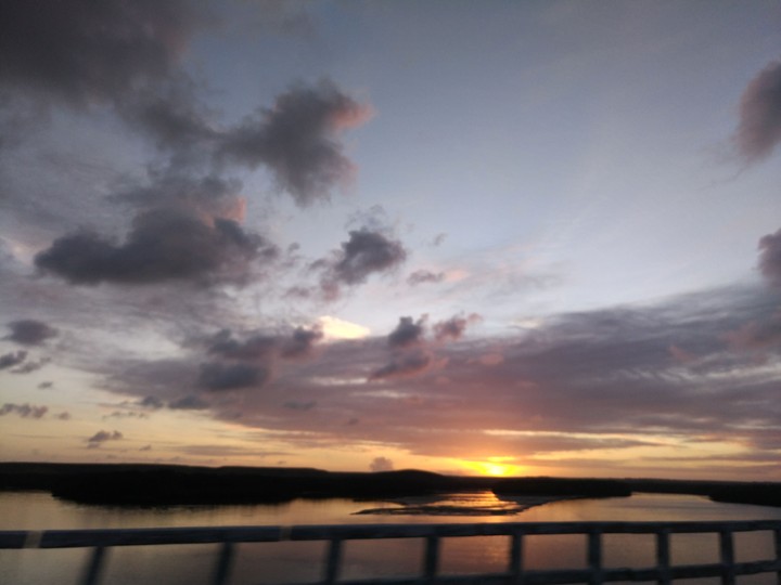 pôr do sol