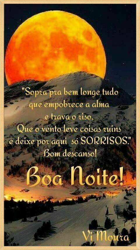 Maravilhosa e abençoada seja nossa iluminada noite.???