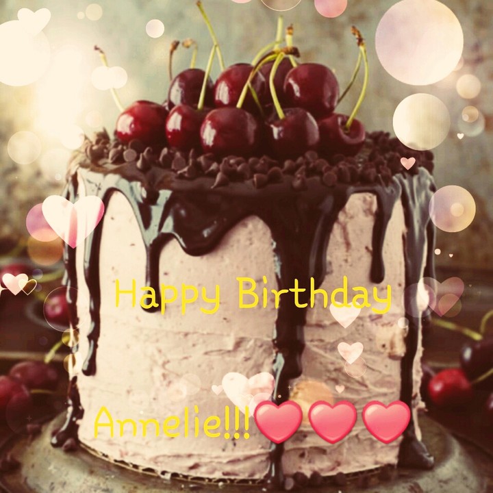 HAPPY BDAY DEAR ANNELIE❤