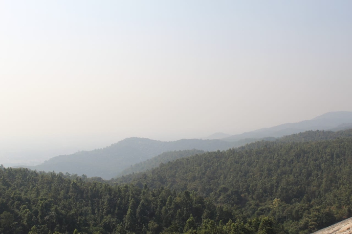 The mountain ranges...