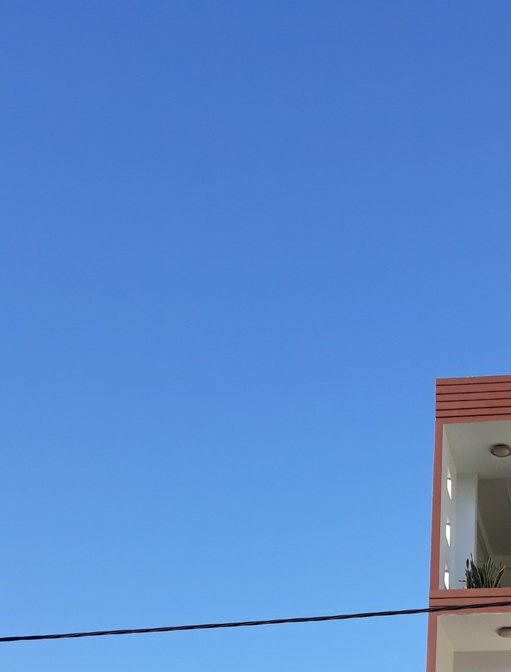 The sky is so blue
