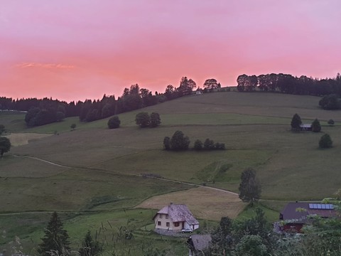 Todtnauberg red sky