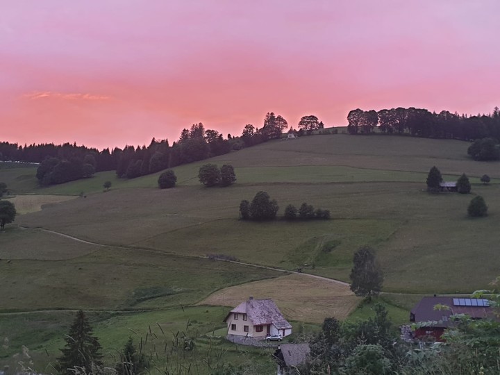 Todtnauberg red sky