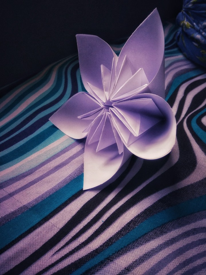 Origami flower