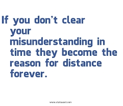 misunderstanding