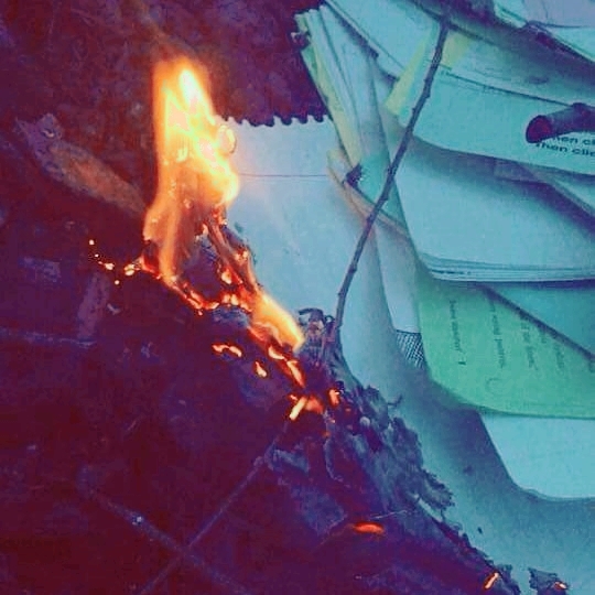 Homework Burning