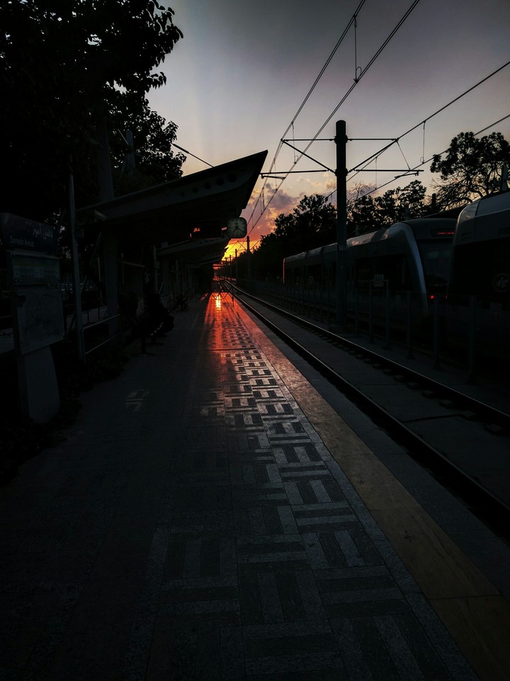 Sunset ...