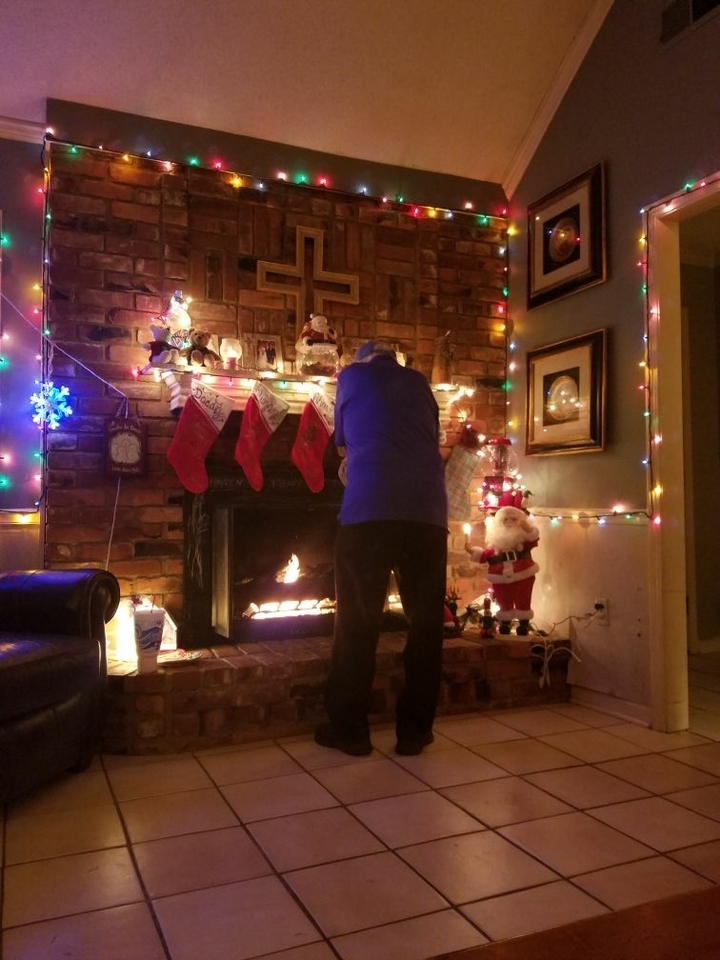 Dad at Christmas. 2018