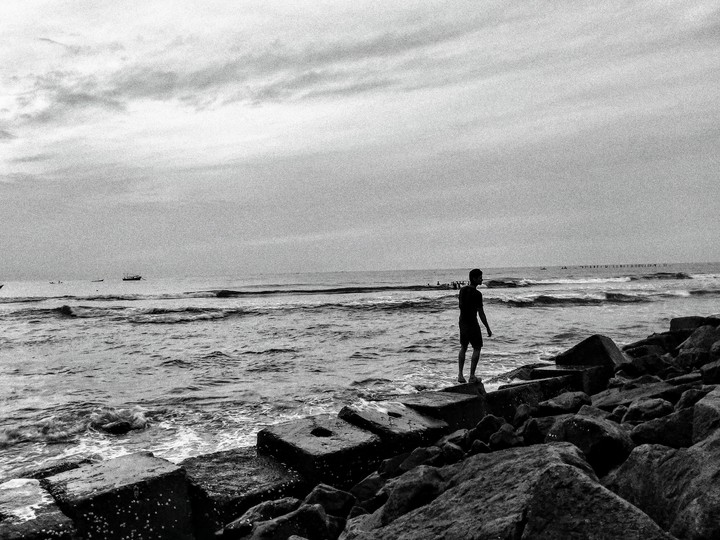 beach, nature