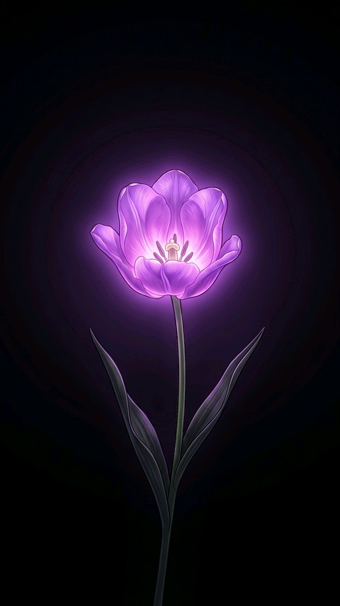 Blooming quietly, glowing softly ✨???