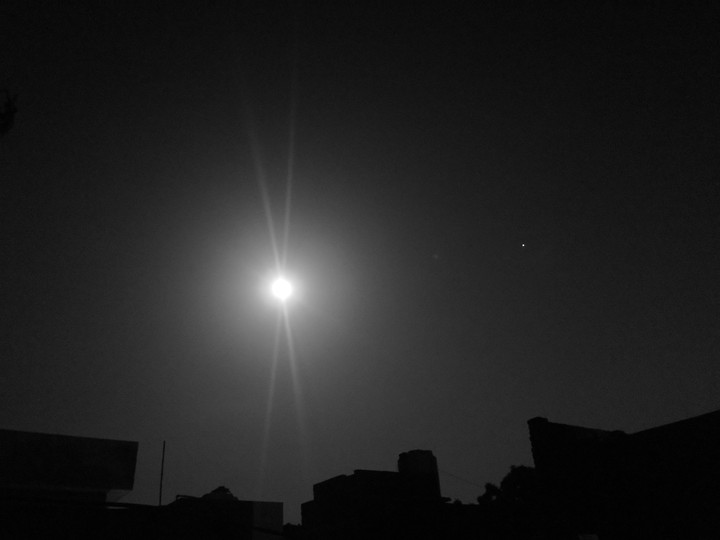 moon and night