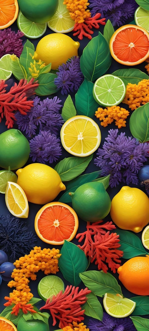 тапети Citrus, Orange