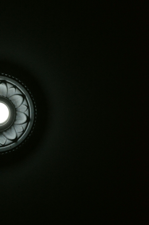 light in dark